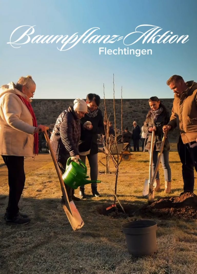 Baumpflanz-Aktion in Flechtingen