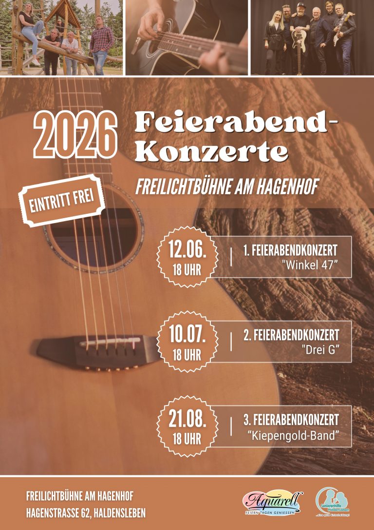 Feierabend-Konzerte 2026
